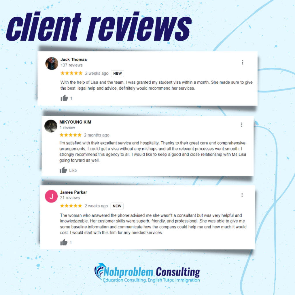 Nohproblem Consulting Client Reviews